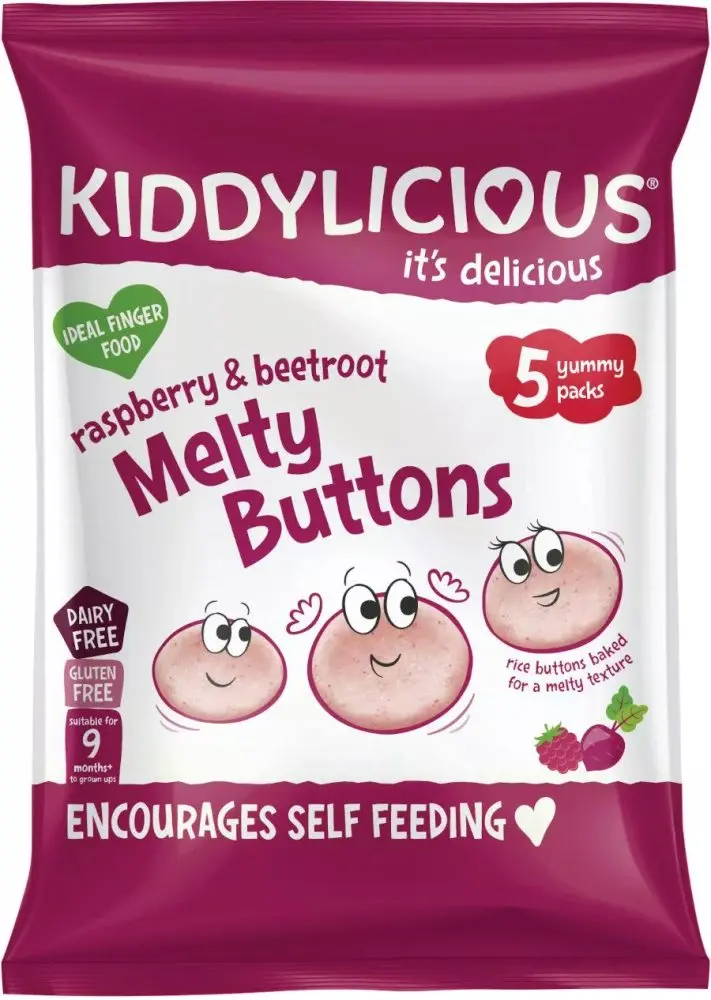 Kiddylicious Ovocno-zeleninové knoflíčky multipack -