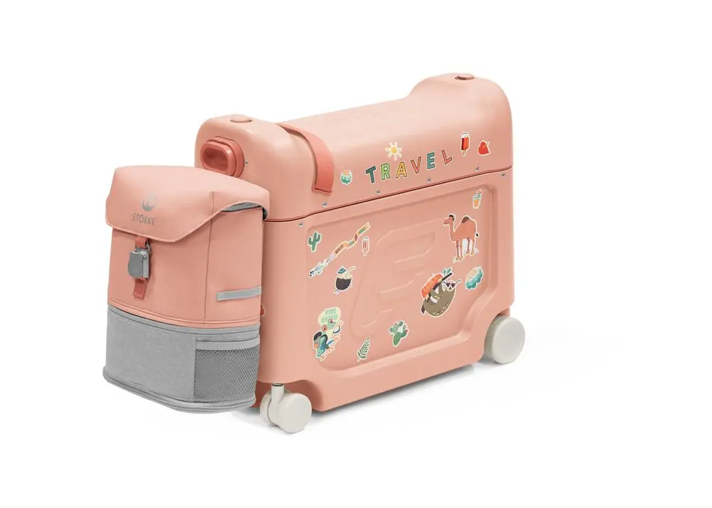 STOKKE® JetKids™ Travel bundle: BedBox™ + Crew BackPack™ cestovatelský set -