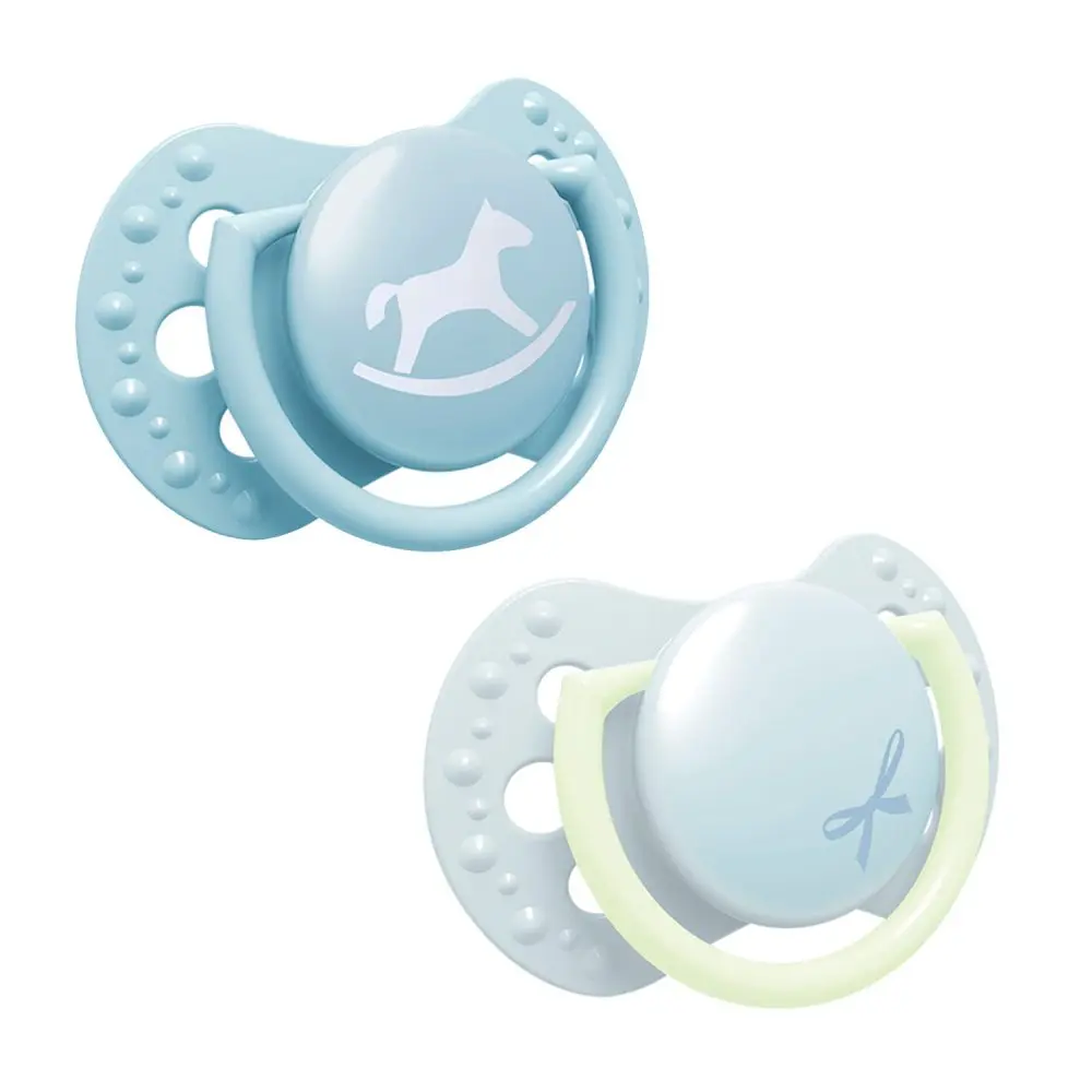 LOVI Dudlík mini Baby shower 0-2m 2ks kluk