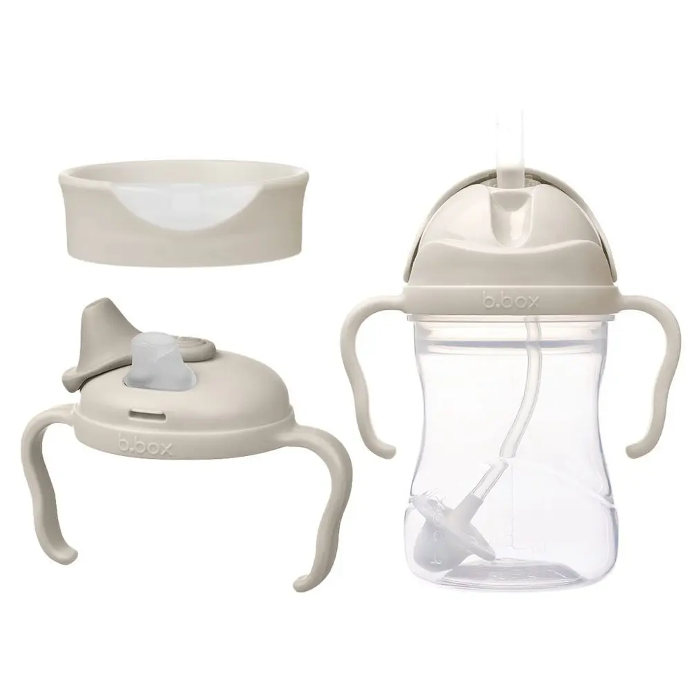 b.box univerzální sada na pití 3v1, 240 ml - béžová