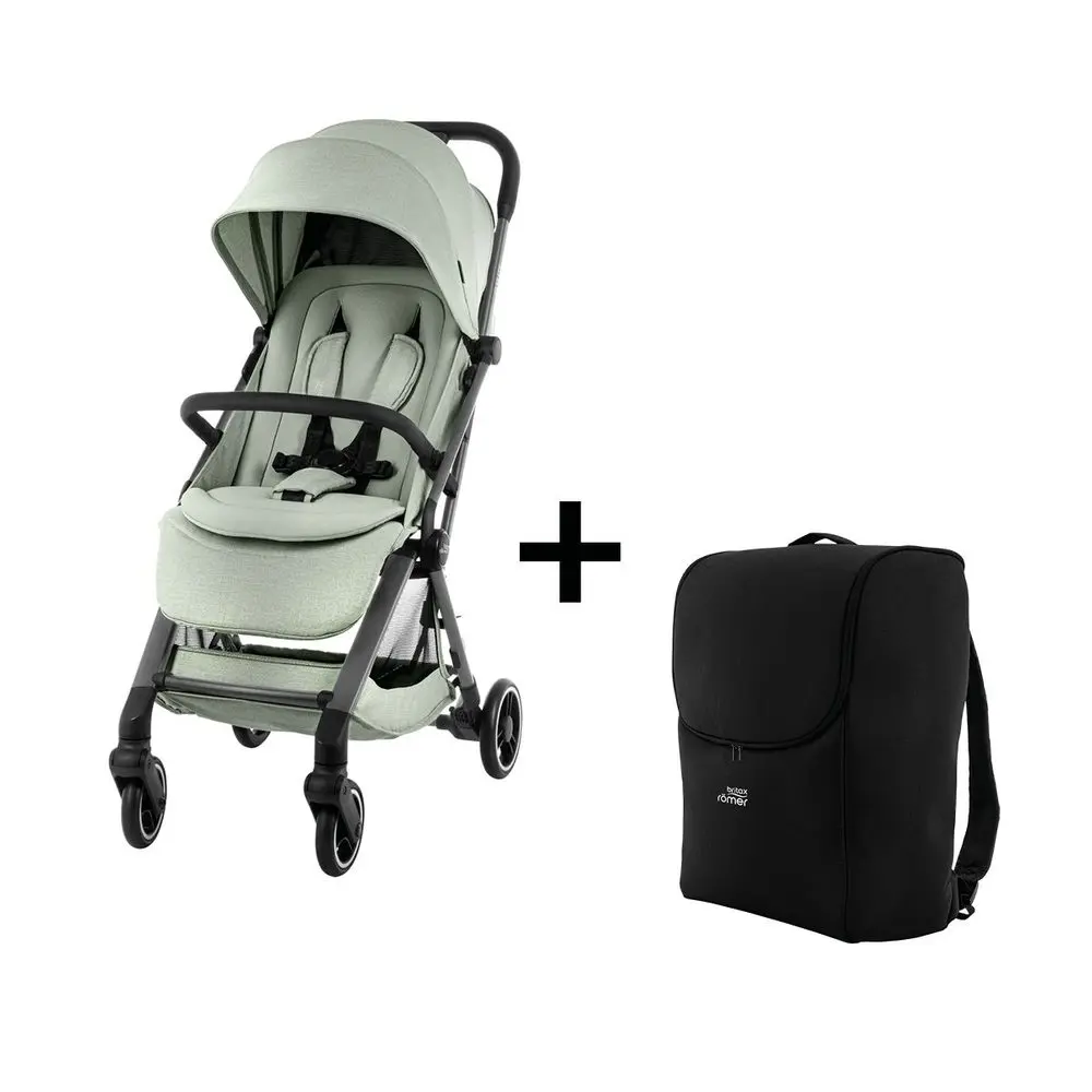 BRITAX-RÖMER Set Kočárek FLYLITE + cestovní taška zdarma - Sage Green