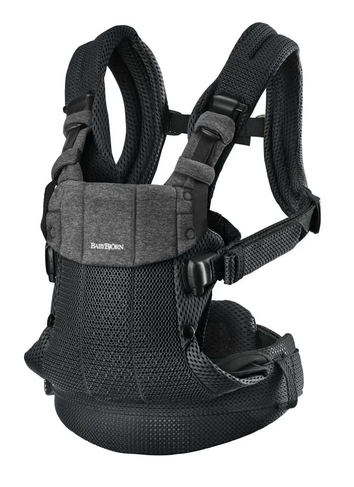Babybjörn Nosítko HARMONY 3D Black Mesh /jersey