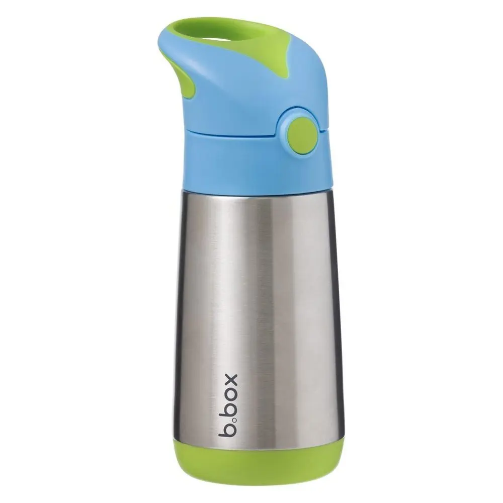 b.box 500707 Termoska na pití s brčkem 350 ml - modrá/zelená
