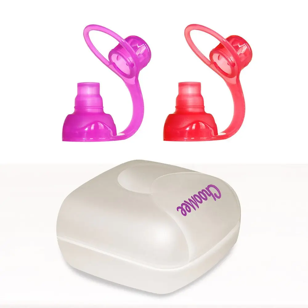 ChooMee SoftSip pítka na kapsičku 2ks v pouzdru - Red / Purple