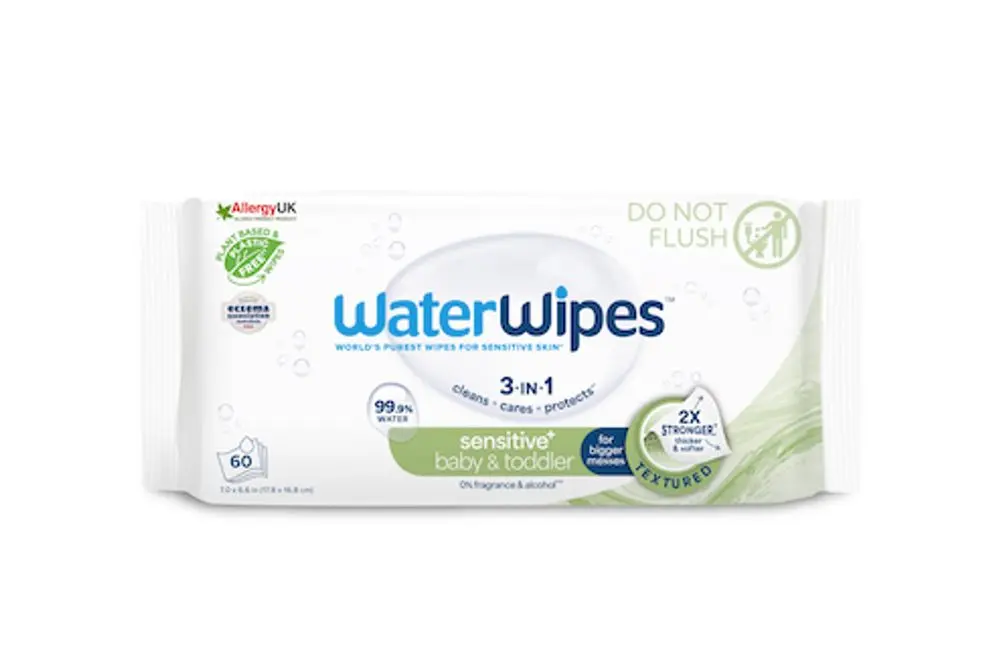 WATERWIPES Ubrousky vlhčené Baby&Toddler 3in1 60 ks -