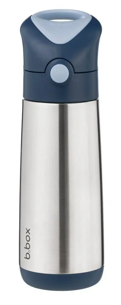 b.box Termoska na pití s brčkem 500 ml - midnight