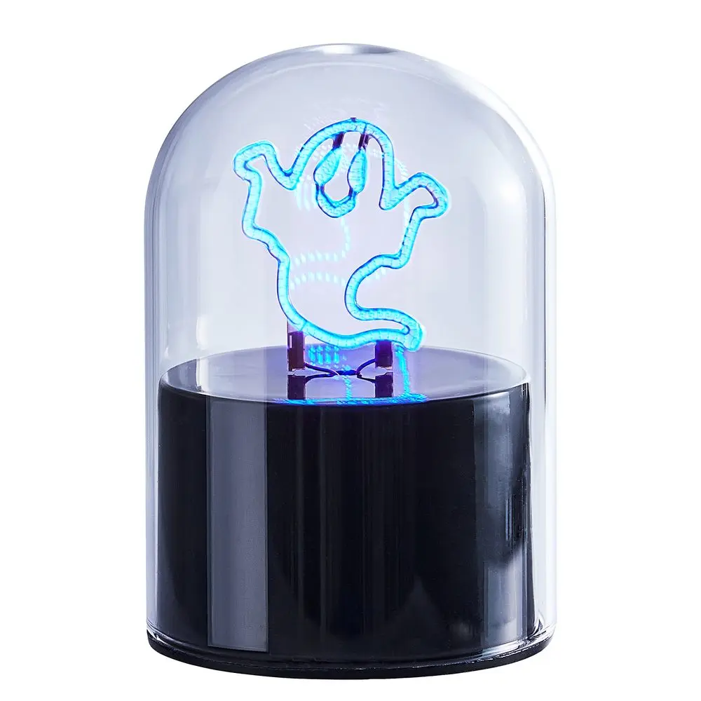 GLOW BALL Neonové světlo duch 10 cm - černá