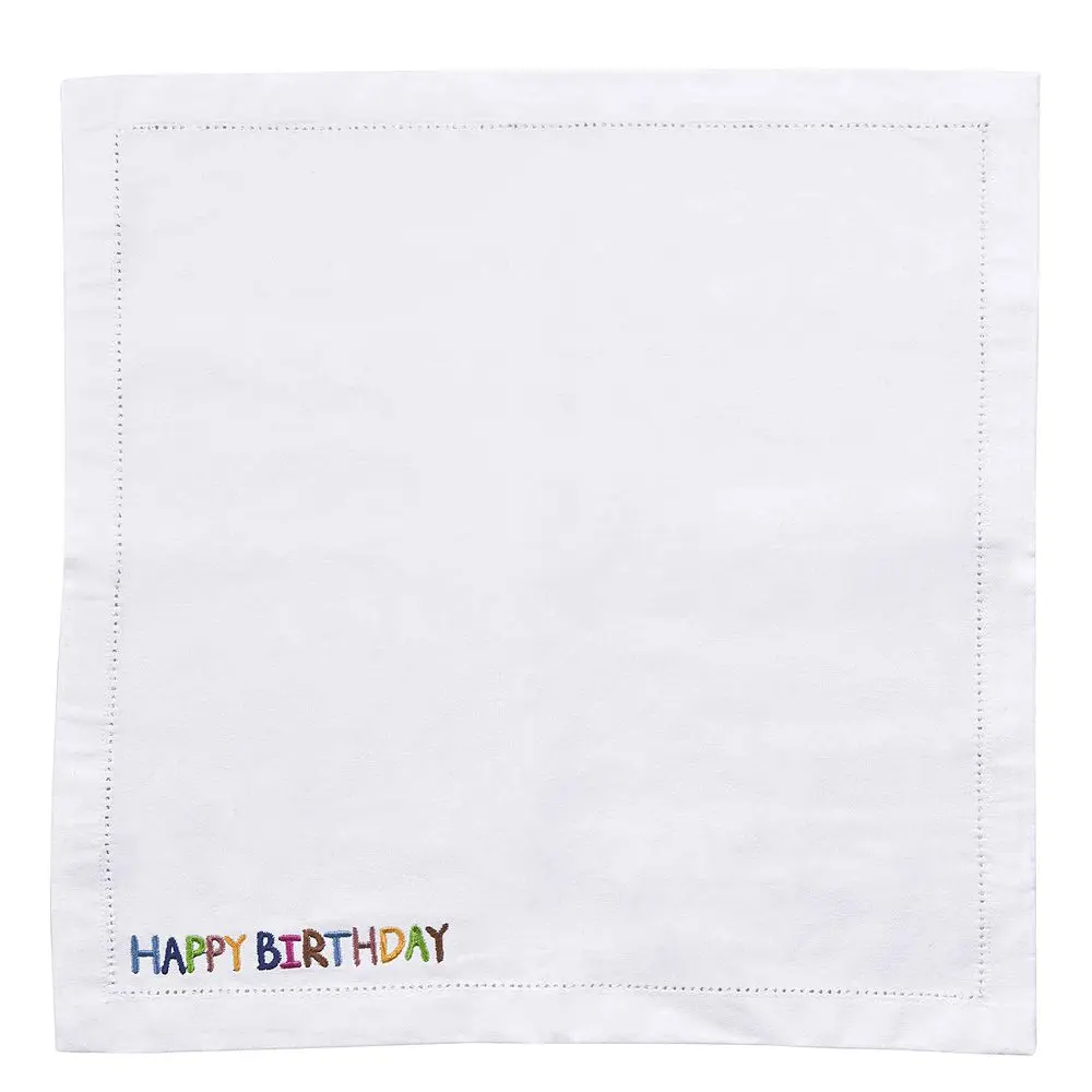 HAPPY BIRTHDAY Ubrousek látkový 45 x 45 cm