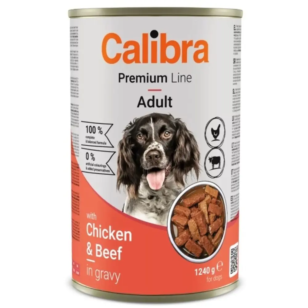 Calibra Dog Premium konzerva Chicken & Beef 1240 g | Konzerva pro psy | P56801