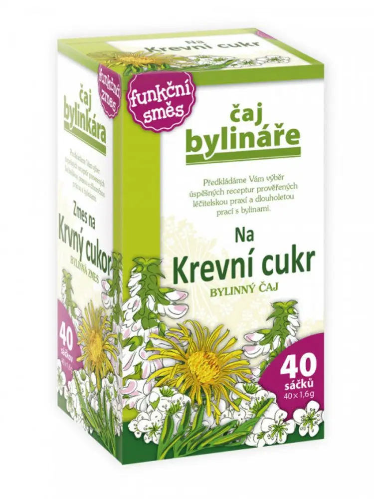 Čaj na krevní cukr Bylinář 40x1,6g