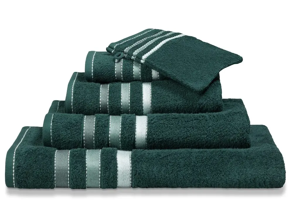 Vandyck Ručník Prestige Lines Dark green -