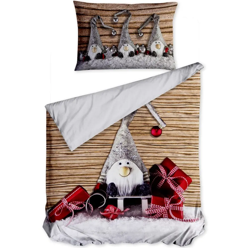 Gipetex Natural Dream 3D italské povlečení 100% bavlna GNOMO Skřítek