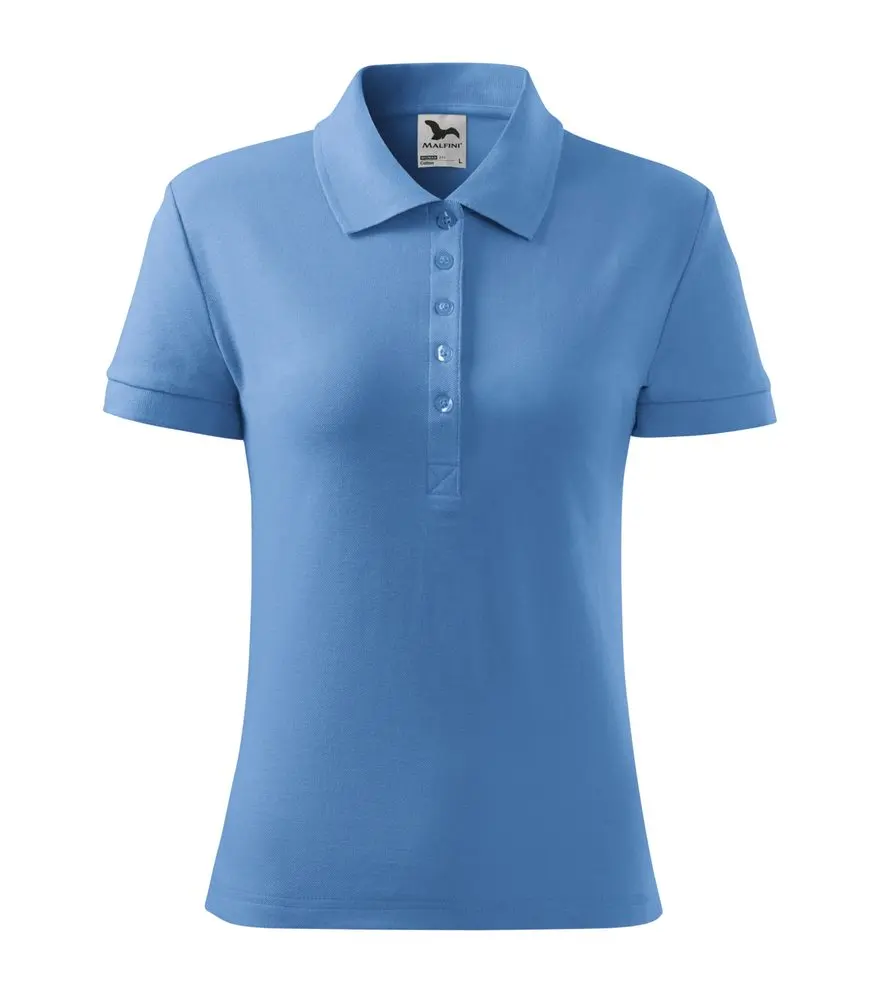 MALFINI Dámská polokošile Cotton - Nebesky modrá | 2XL
