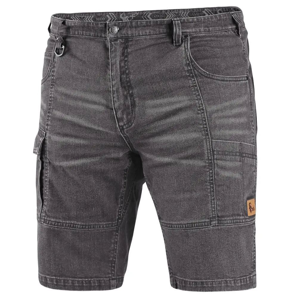 Canis CXS Kraťasy jeans MURET pánské šedo-černá 60