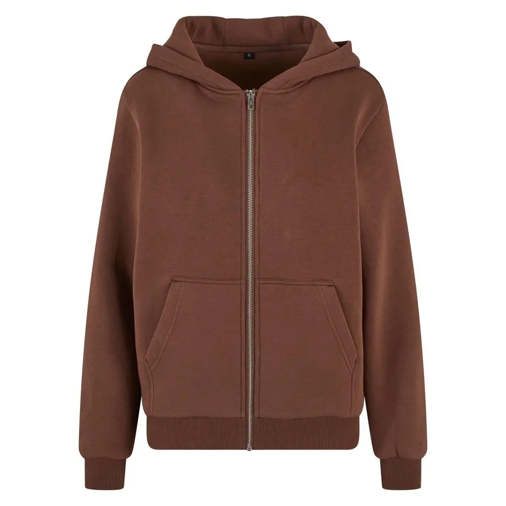 Build Your Brand Hebká dámská mikina na zip Fluffy -