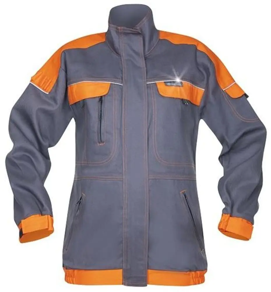 Ardon Dámská pracovní blůza COOL TREND - Šedá / oranžová | 3XL