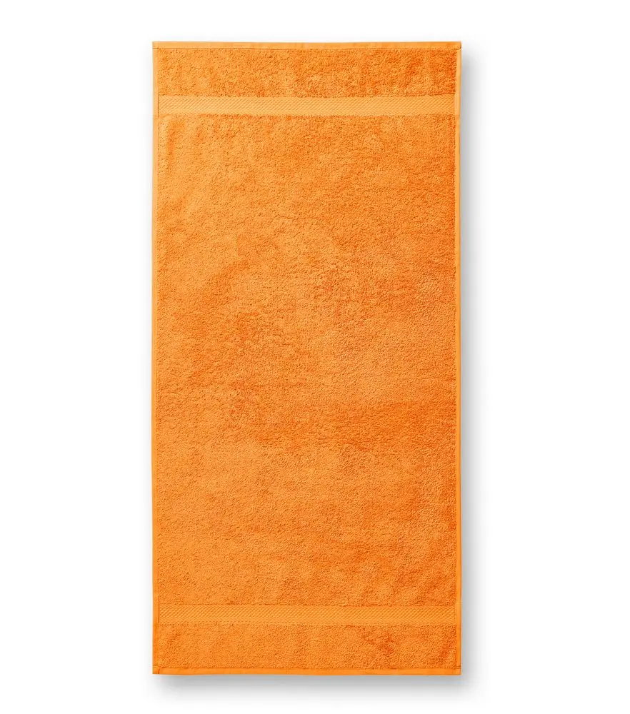 MALFINI Ručník Terry Towel - Mandarinkově oranžová | 50 x 100 cm