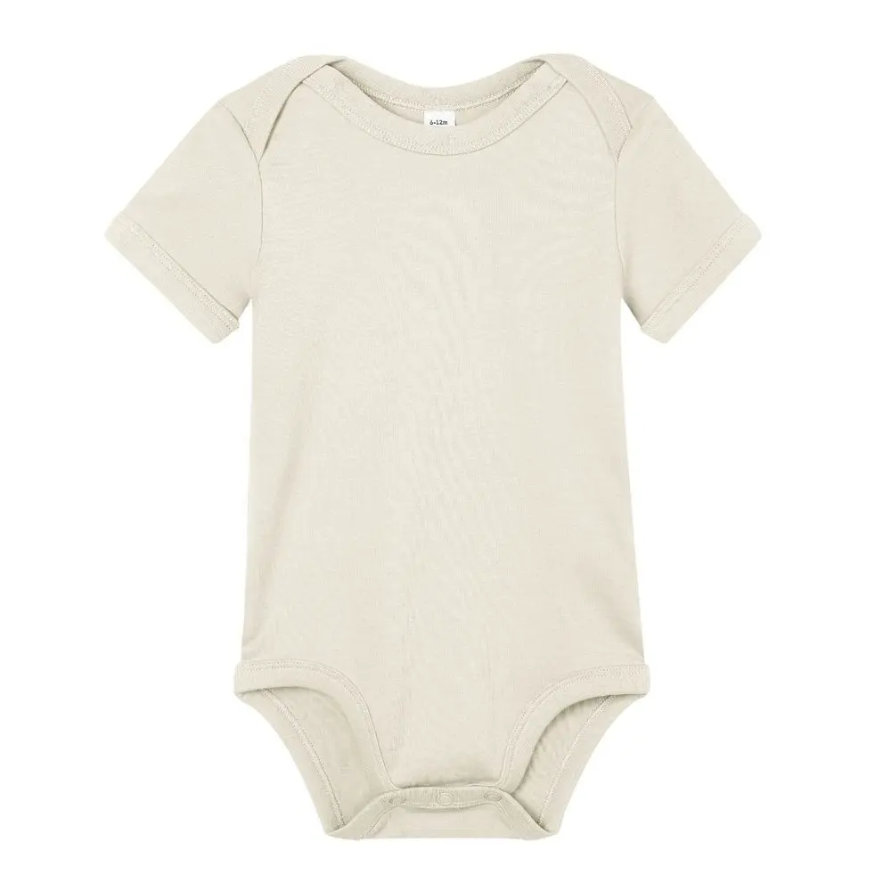 Babybugz Kojenecké body s krátkým rukávem - Přírodní | 12-18 měsíců