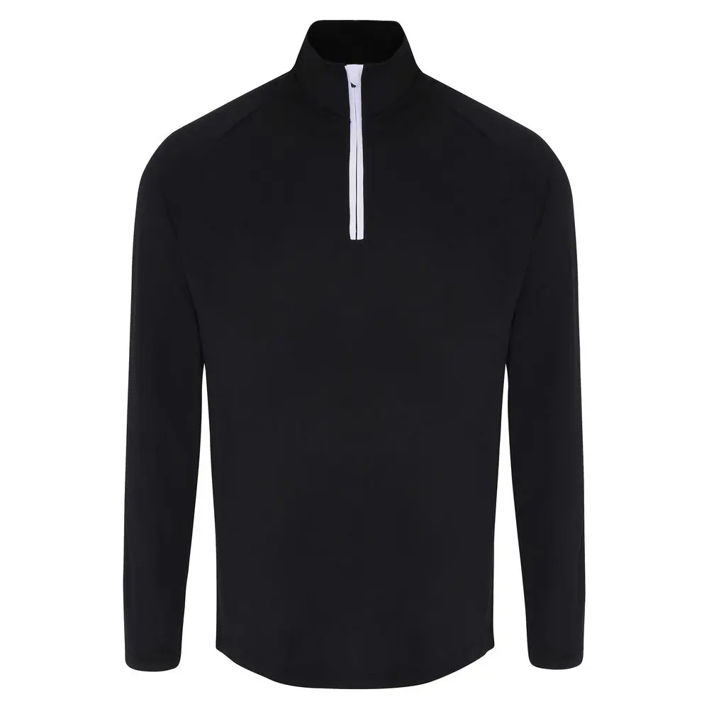 TriDri® Pánské tričko s dlouhým rukávem a 1/4 zipem -