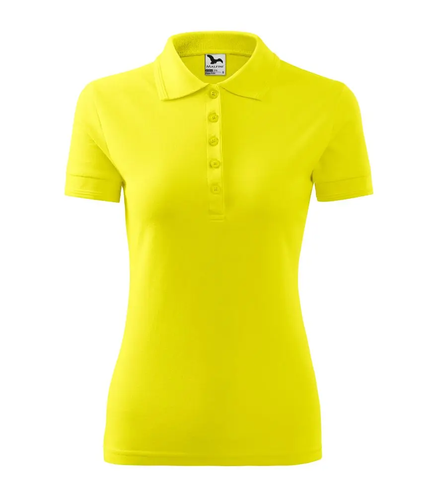 MALFINI Dámská polokošile Pique Polo - Citrónová | 2XL