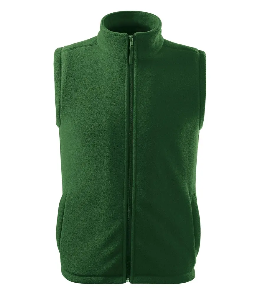 518 Unisex Fleece Vesta Next lahvově zelená vel. L