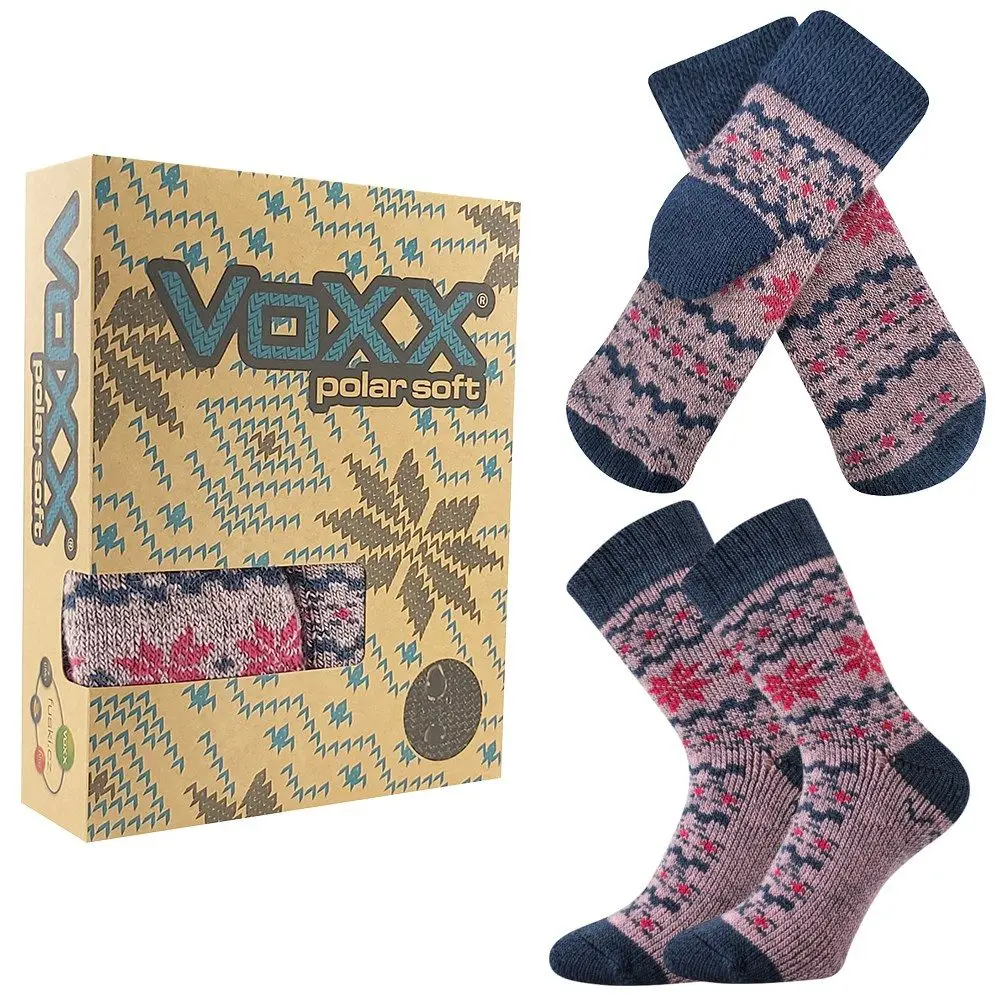 VoXX® Ponožky VoXX Trondelag set - starorůžová Velikost: