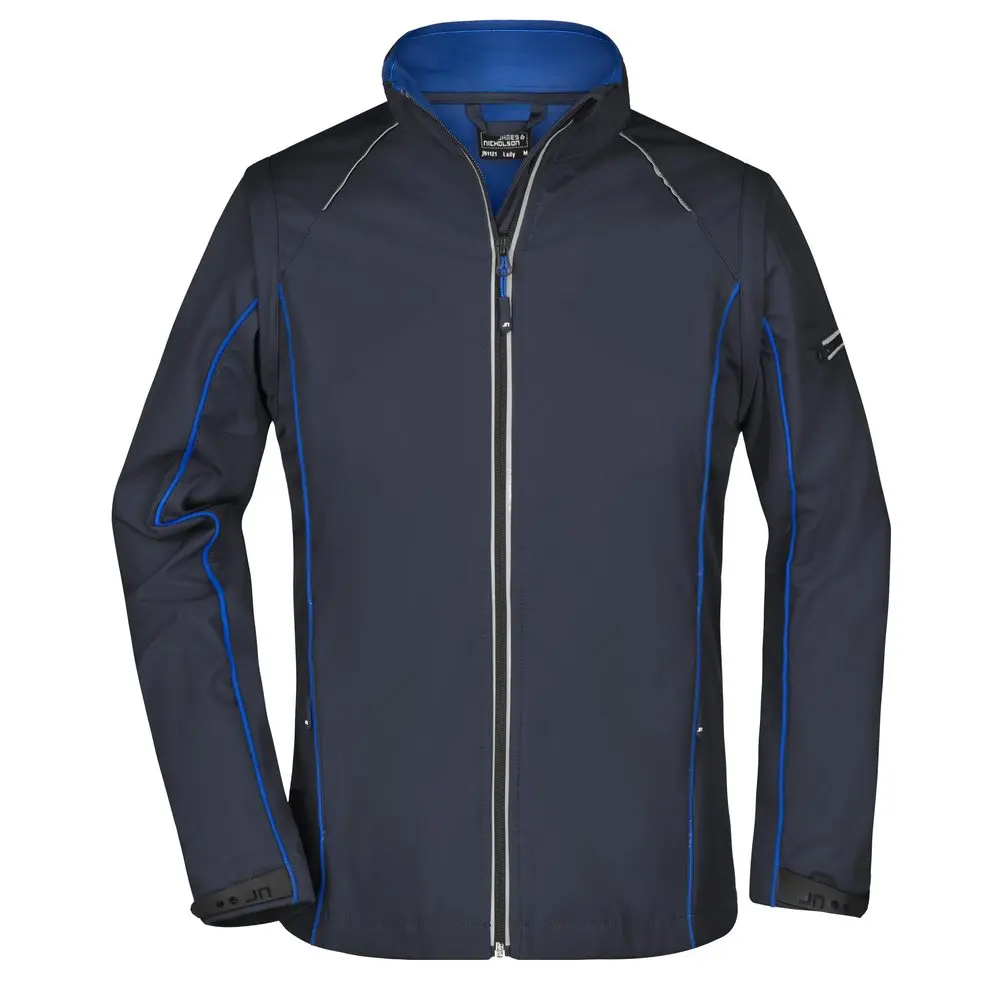 Daiber Dámská softshellová bunda 2v1 JN1121 - Tmavě modrá / královská modrá | 2XL