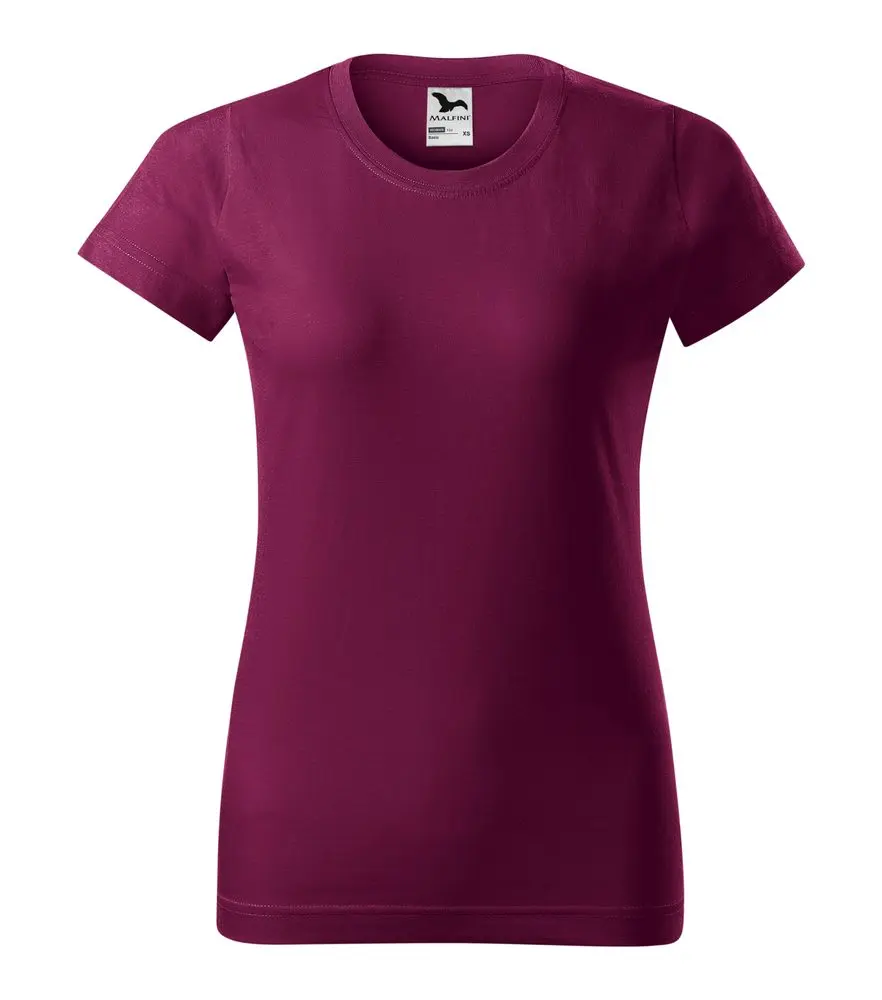 MALFINI BASIC dámské Tričko vínová XXL 62-2XL