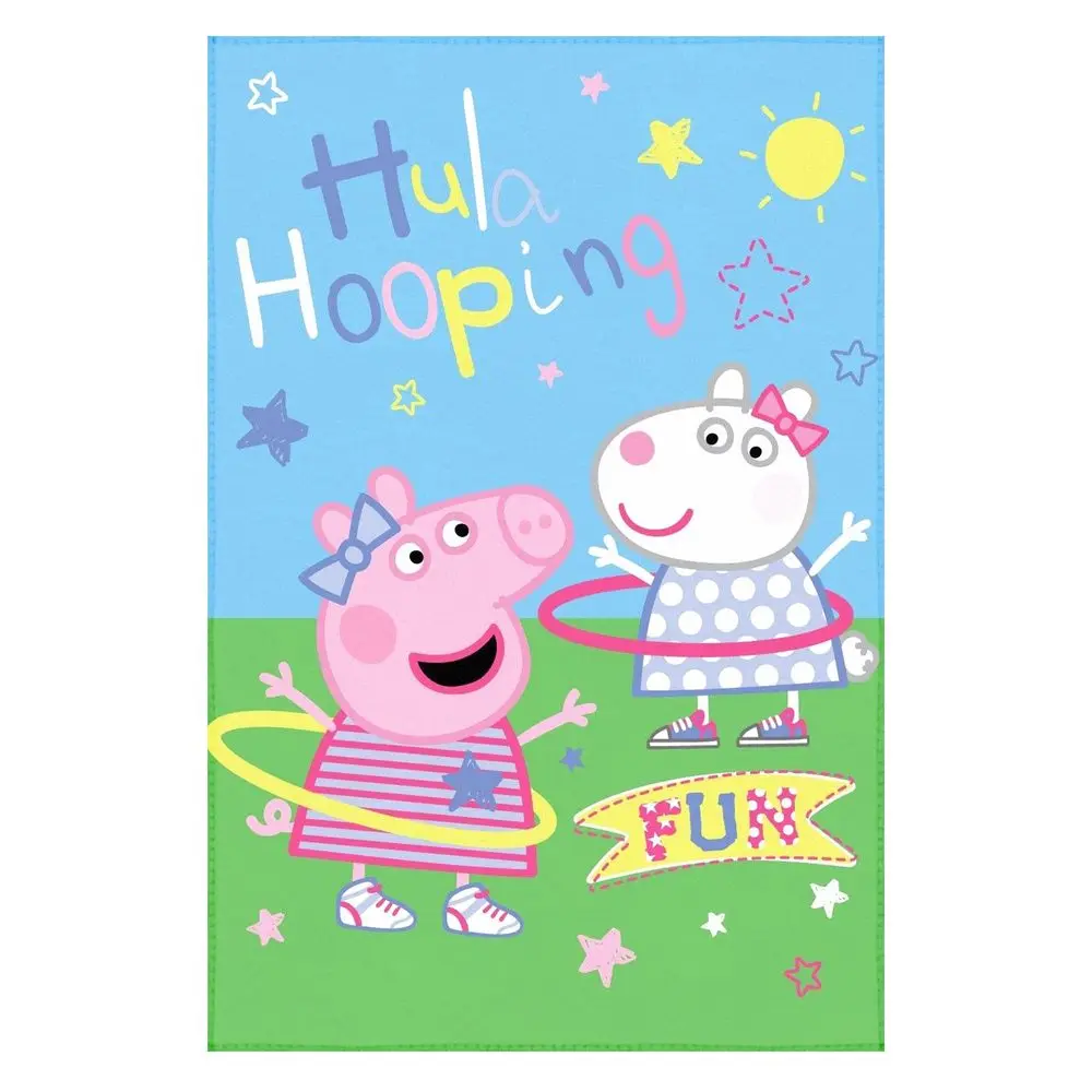Jerry Fabrics Fleecová deka Prasátko Peppa - Hula Hooping | 100 x 150 cm