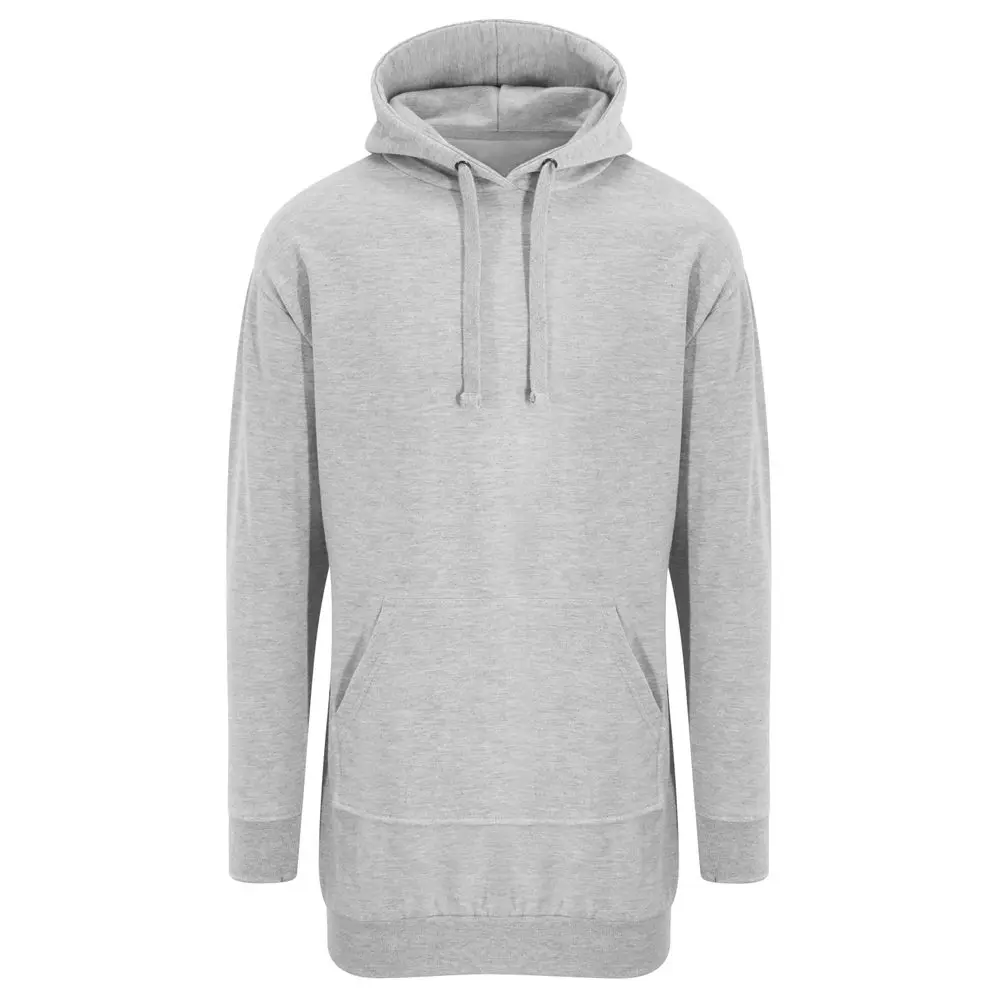 Just Hoods Extra dlouhé mikinové šaty s klokaní kapsou Barva: