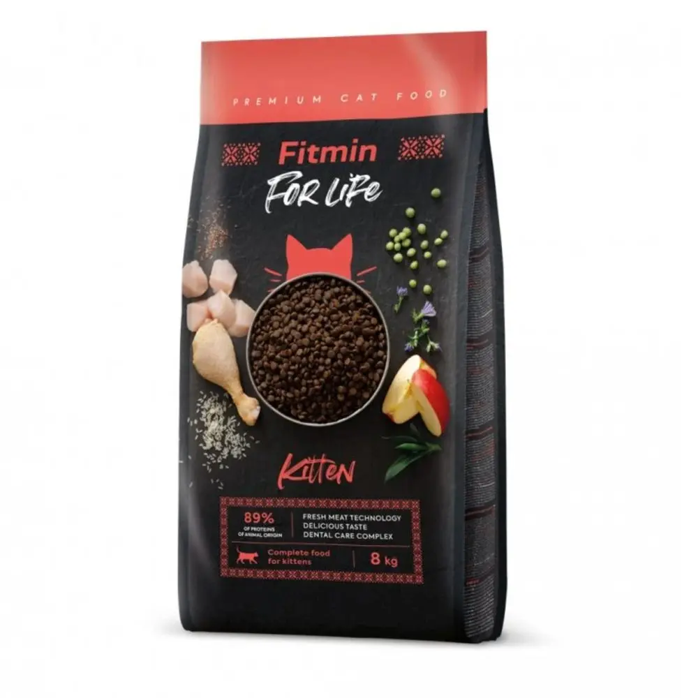 Minimální trvanlivost do 4.6. 2026: Fitmin Cat For Life Kitten 8 kg | P59661