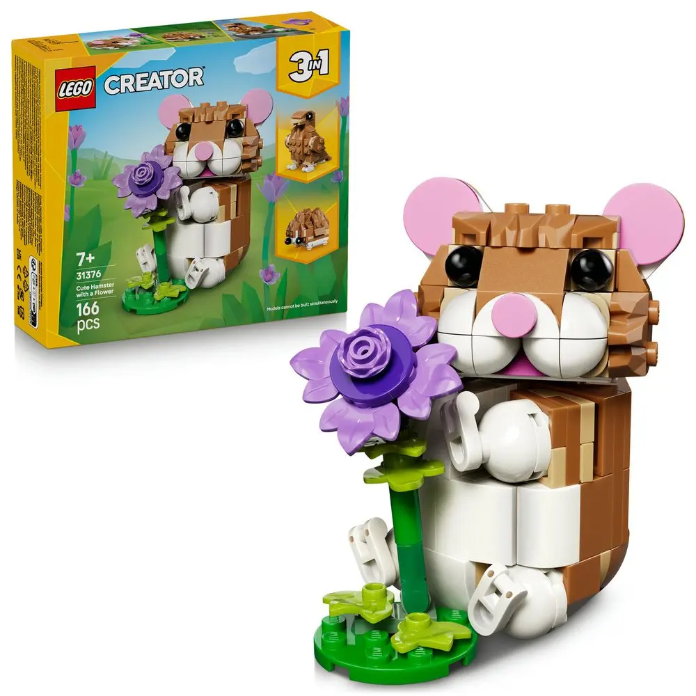 LEGO® Creator 31376 Roztomilý křeček s květinou - LEGO® Creator