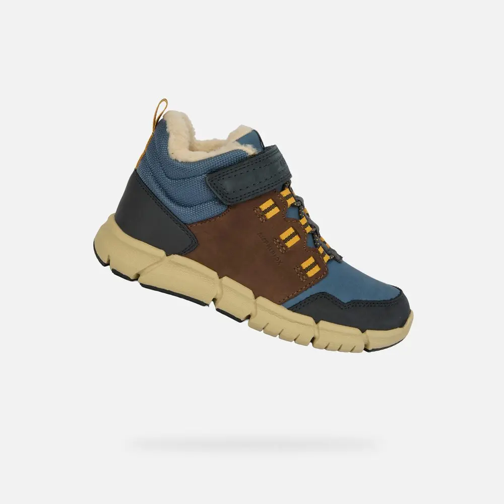 Modrá chlapecká kotníková obuv Geox Flexyper Boy B ABX - 36