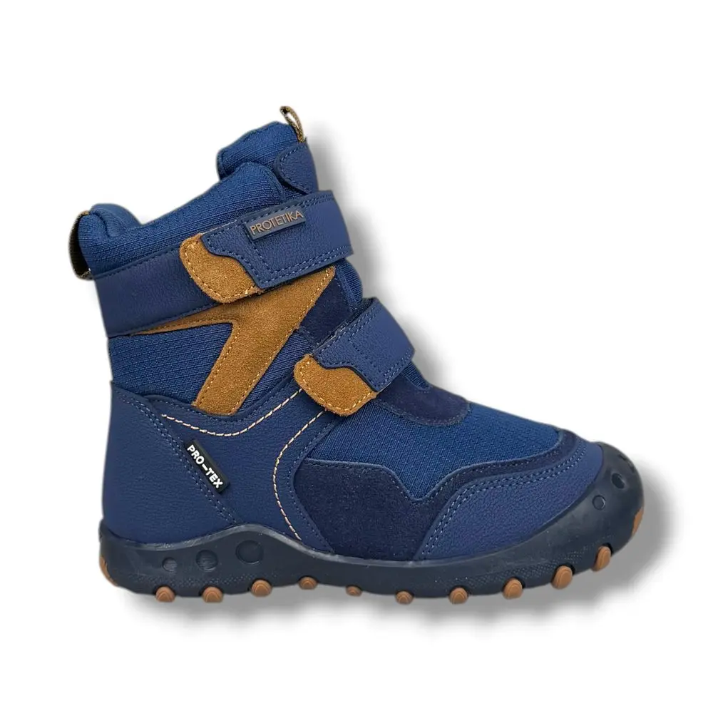 Protetika Barefoot zimní boty s membránou - Tmavě modré -