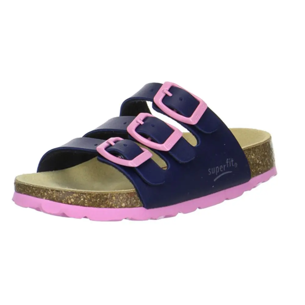 Domácí obuv Superfit 2-00113-82 Fussbettpantoff OCEAN MULTI -