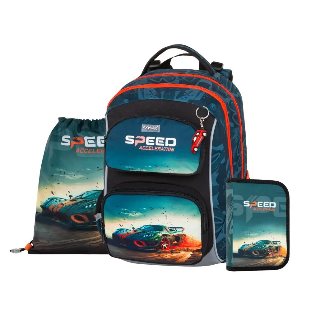 Oxybag Školní set 3ks OXY JUMPER auto