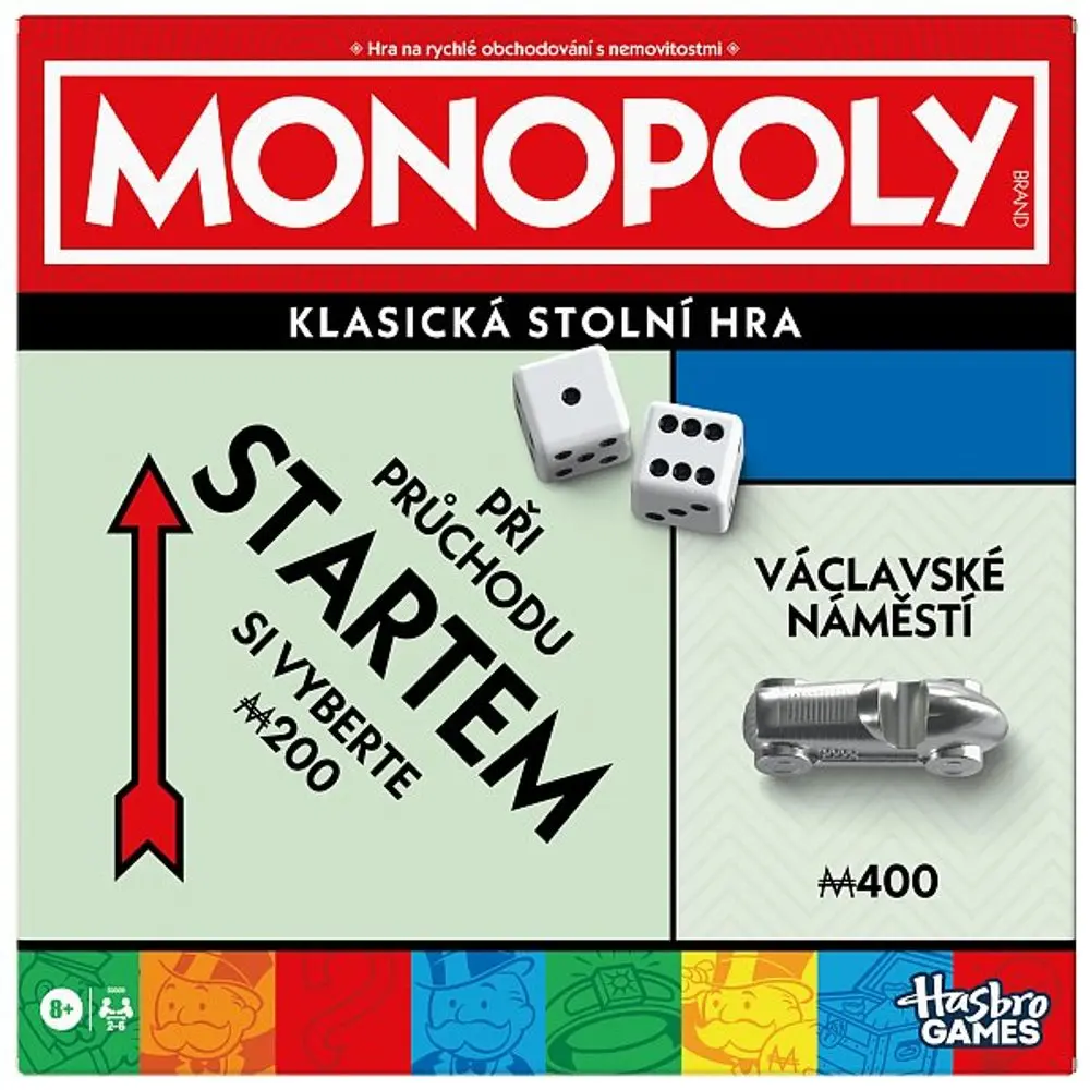 Hasbro monopoly classic cz verze, g0009