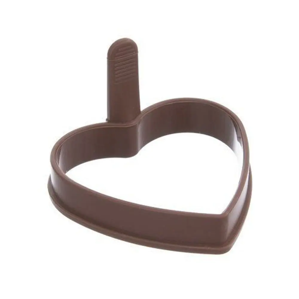 Forma na pečení lívanců/volských ok ORION Srdce 9,5x9x2cm Brown