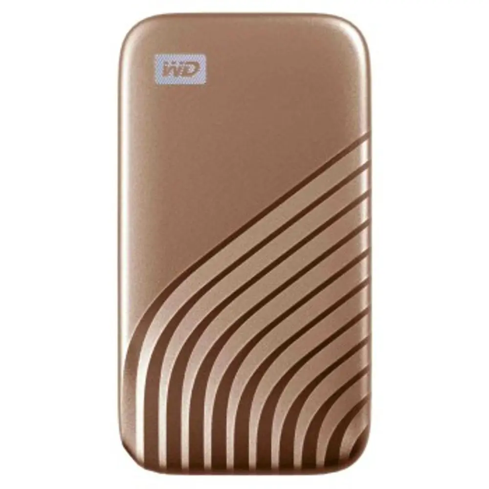 SanDisk WD My Passport SSD externí 1TB, USB-C 3.2, 1050/1000MB/s R/W PC & Mac, Gold