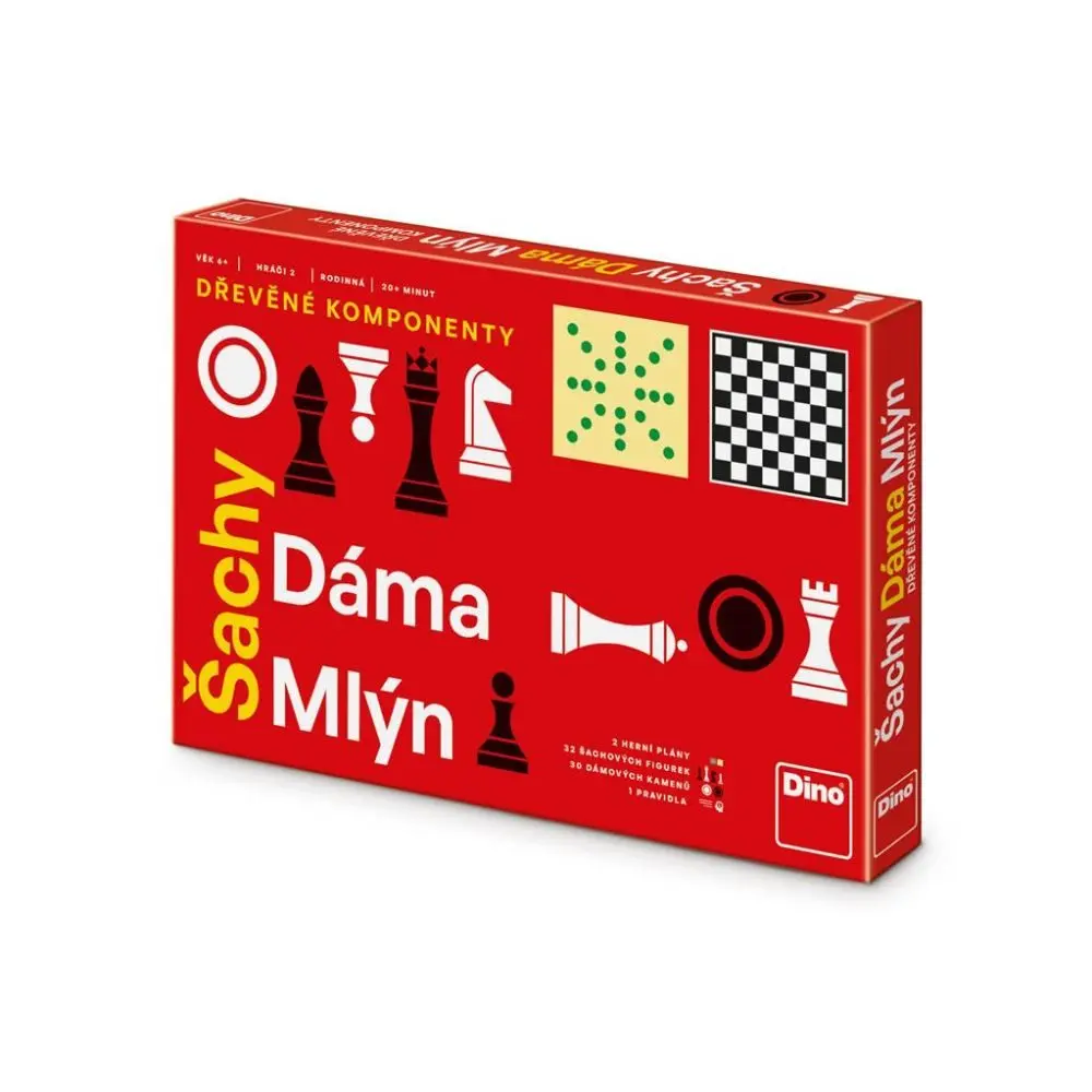 DINO Šachy, dáma, mlýn 157497