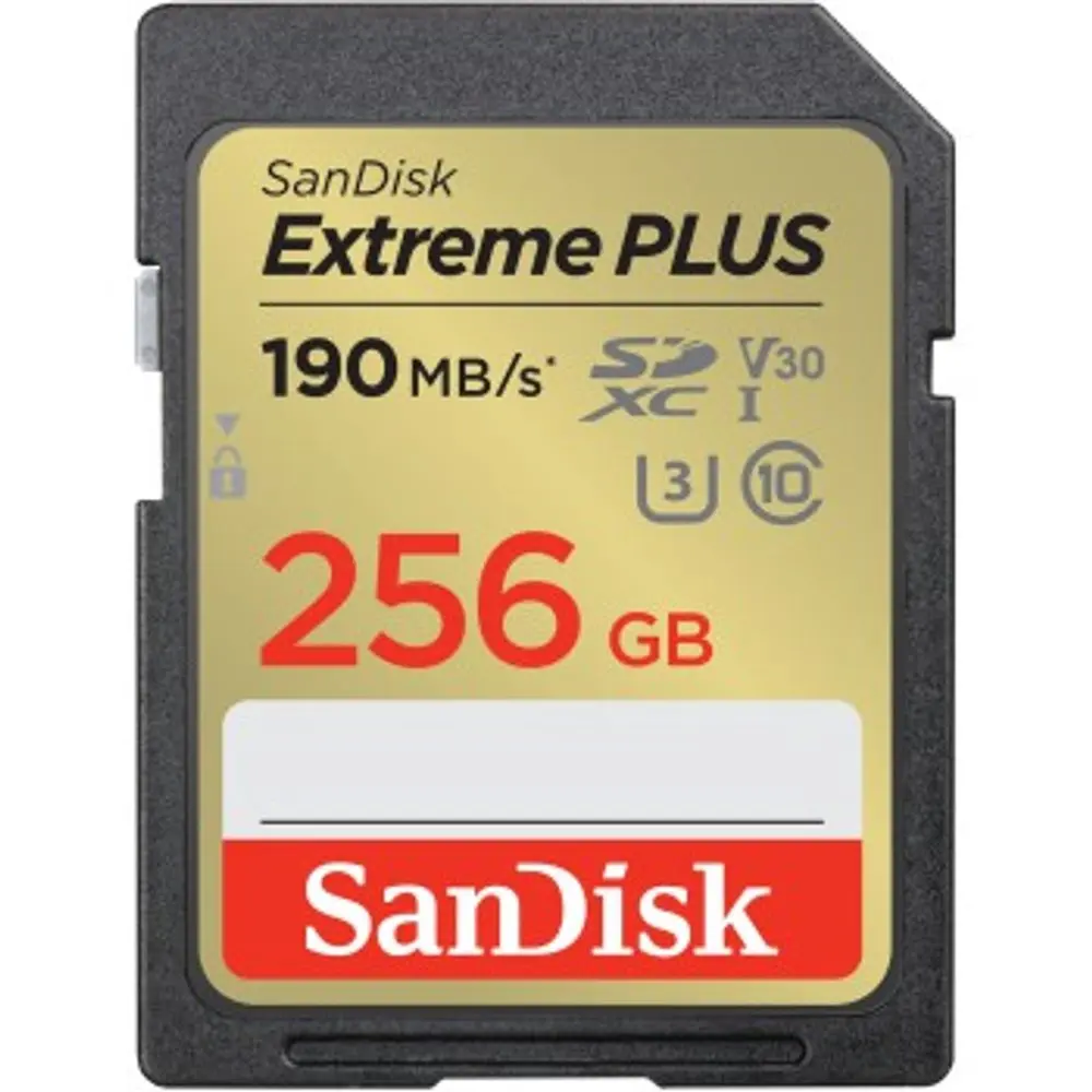 SanDisk Extreme PLUS/SDXC/256GB/UHS-I U3 / Class 10