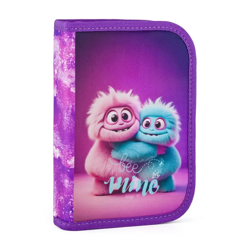 Školní penál 1-patrový prázdný Karton P+P Monster