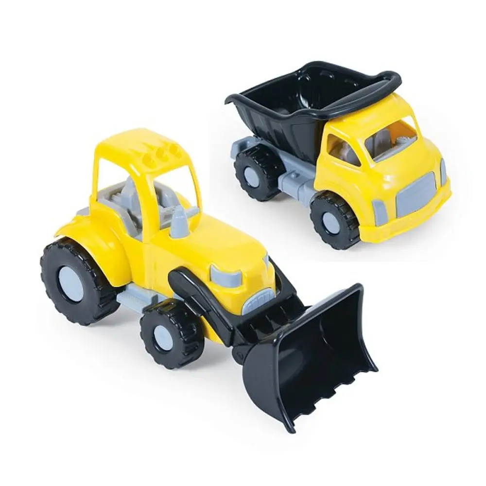 Velký set, nákladní auto a nakladač