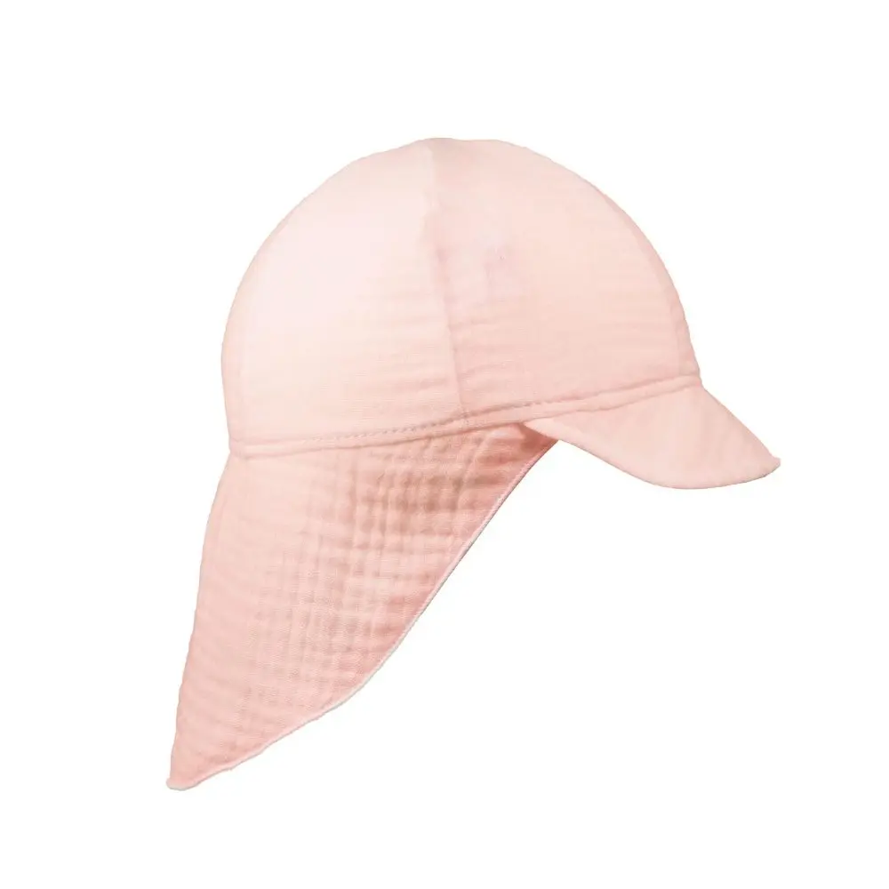 ESITO Dětská kšiltovka s krytím krku mušelín Pink - růžová / XXS - XXS růžová