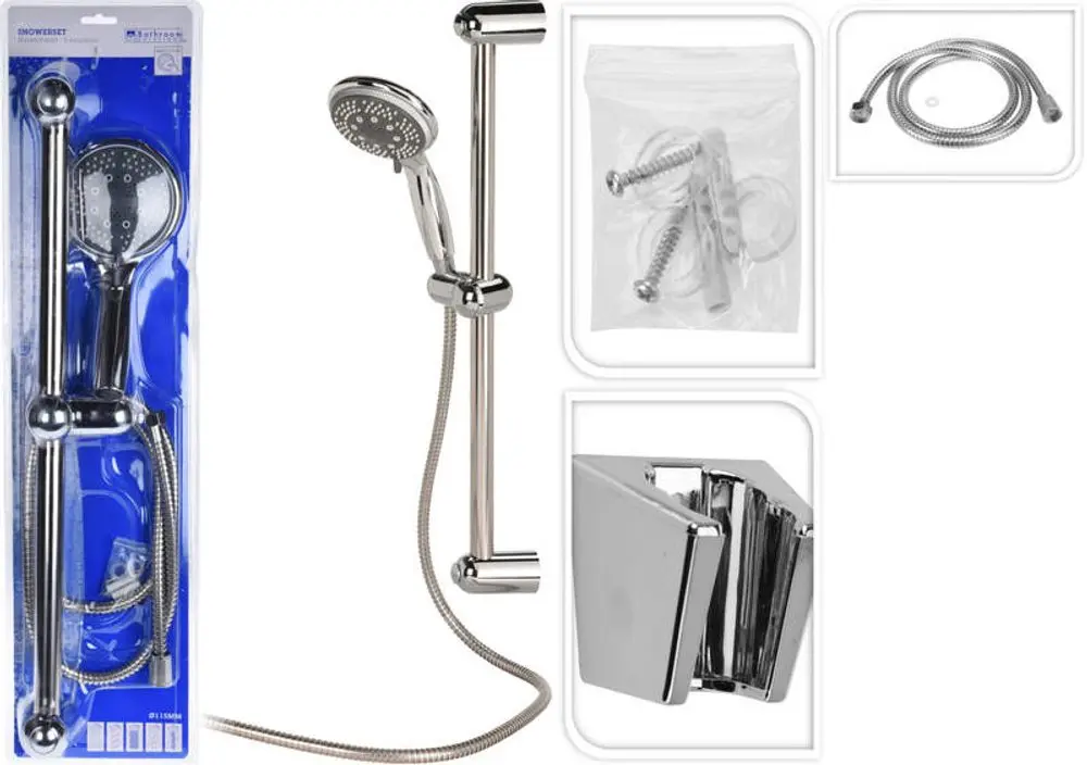 EXCELLENT HOUSEWARE Sprchová hlavice a hadice s držákem a příslušenstvím II KO-CF6160330