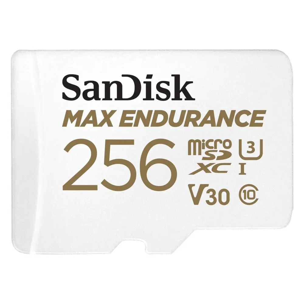SanDisk® MAX ENDURANCE microSDHC™ Card s adaptérem 256 GB
