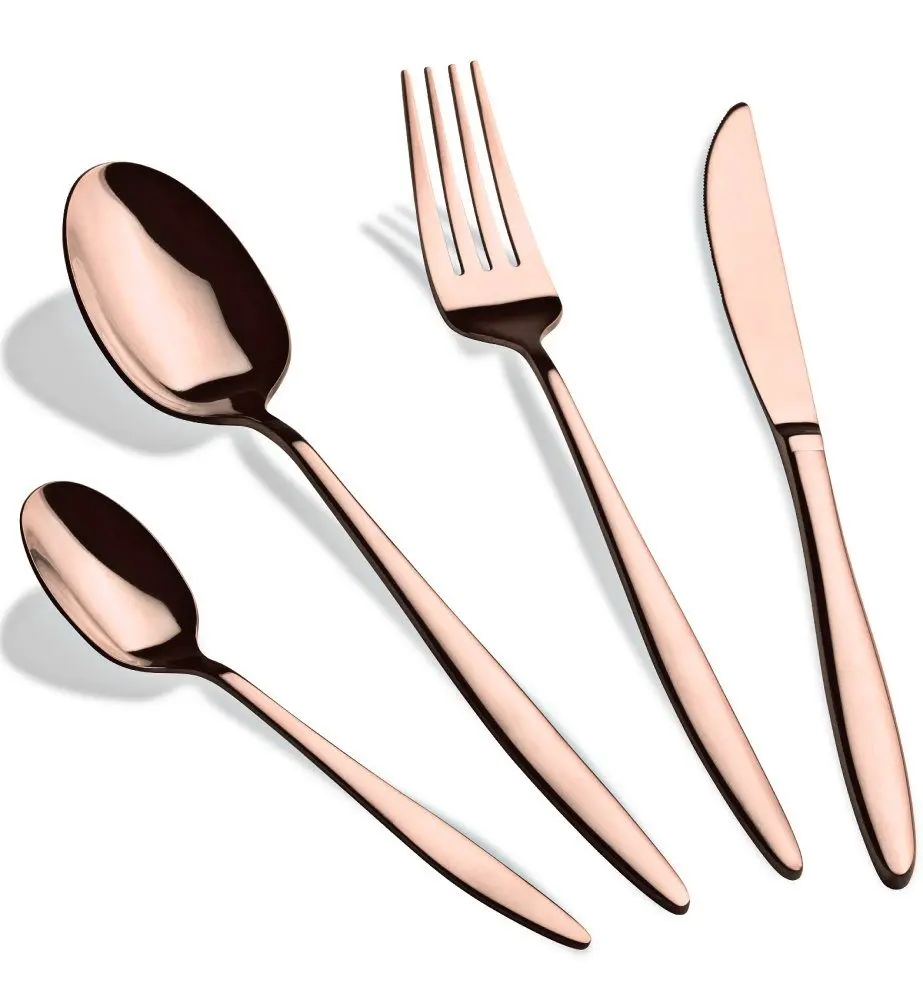 BERLINGERHAUS Sada příborů 24 ks Rosegold Metallic Line BH-3062