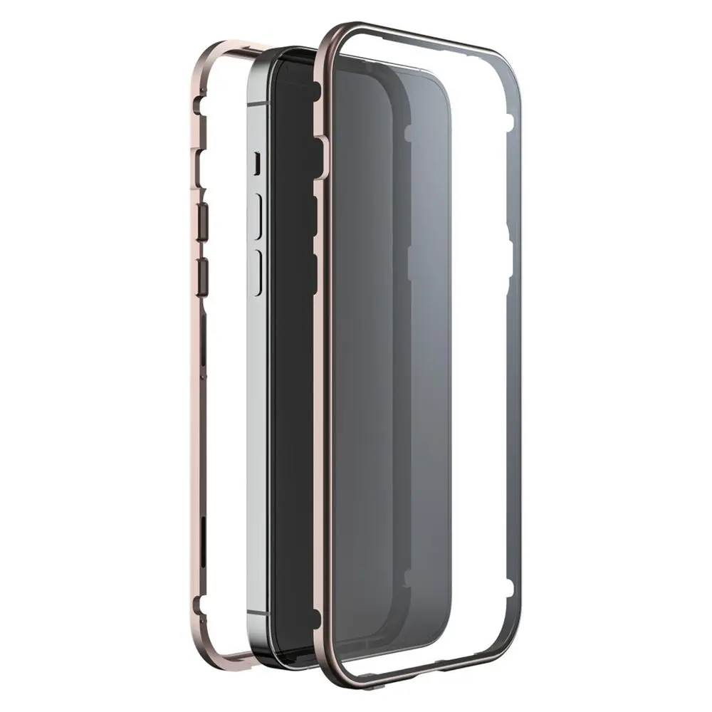 White Diamonds 360° Glass, kryt pro Apple iPhone 14 Pro Max, průhledný/růžové zlato