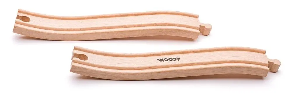 Woody Příslušenství k dráze "Koleje k nádraží-nadjezd", 2ks