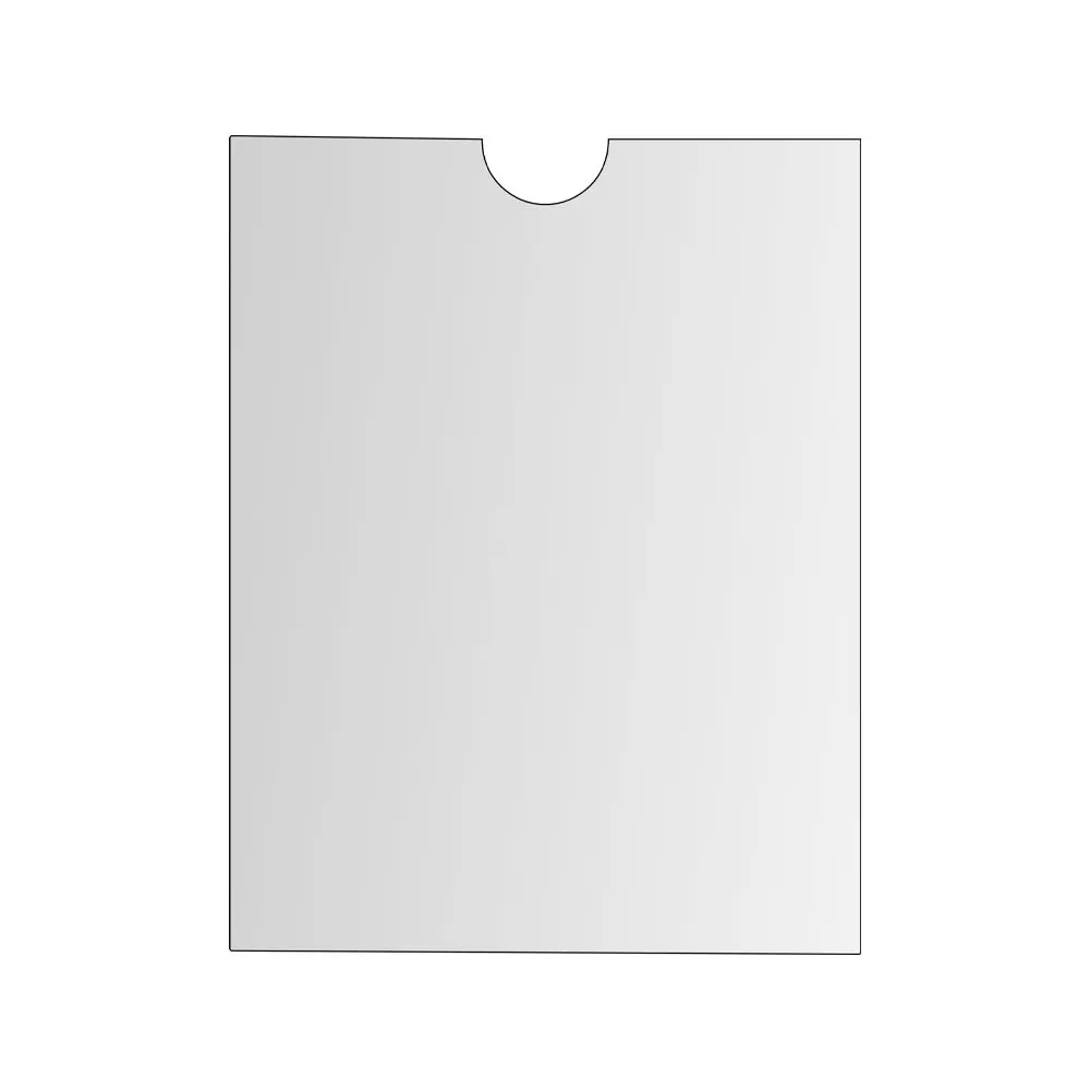 Průhledný obal 85x115 mm časová jízdenka, 120mic., 100ks